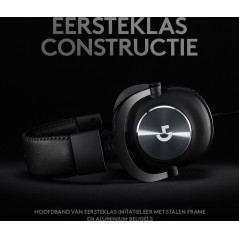 Logitech G Pro X Kablet Høretelefoner Sort